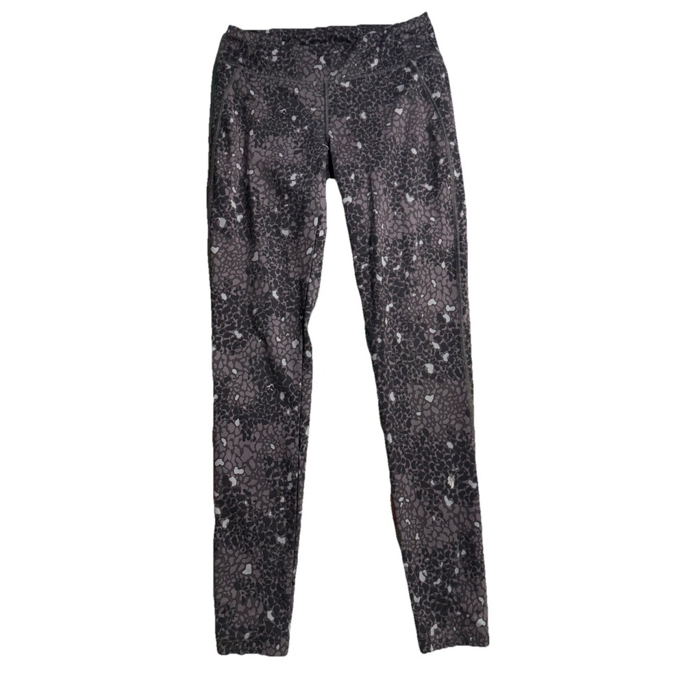 The North Face Leggings Womens Small Gray Black Camo Flash Dry 28x29
